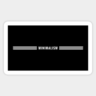 Triple Lined Minimalism (white version) - Minimal DM Sticker